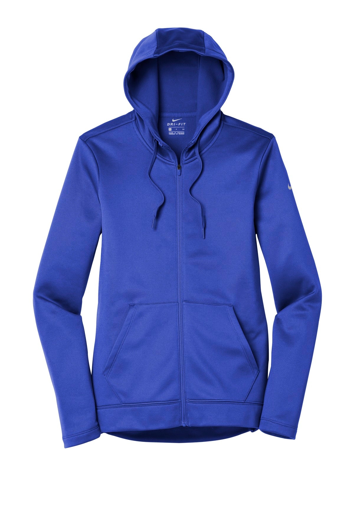 Nike Women's Therma-FIT Full-Zip Fleece Hoodie. NKAH6264 Game Royal