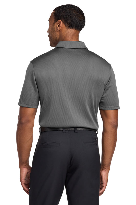 Nike Dri-FIT Hex Textured Polo NKAH6266 Dark Grey