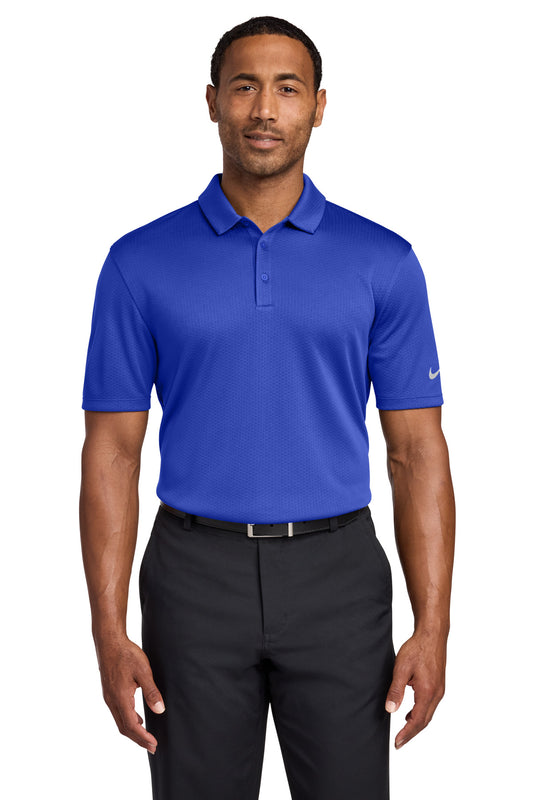 Nike Dri-FIT Hex Textured Polo NKAH6266 Game Royal