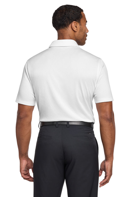 Nike Dri-FIT Hex Textured Polo NKAH6266 White