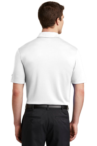 Nike Dri-FIT Hex Textured Polo. NKAH6266 White