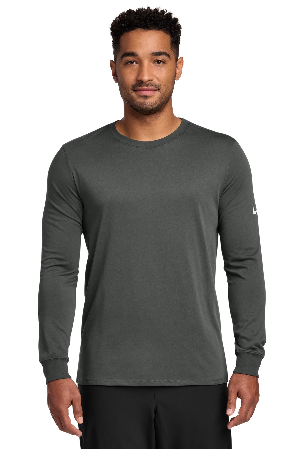 Nike Dri-FIT Cotton/Poly Long Sleeve Tee image 1