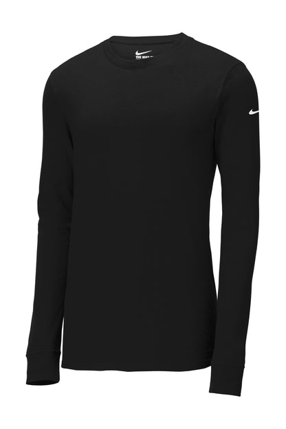 Nike Dri-FIT Cotton/Poly Long Sleeve Tee NKBQ5230 Black