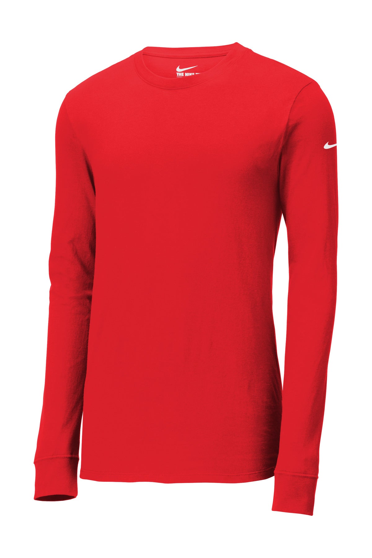Nike Dri-FIT Cotton/Poly Long Sleeve Tee NKBQ5230 University Red