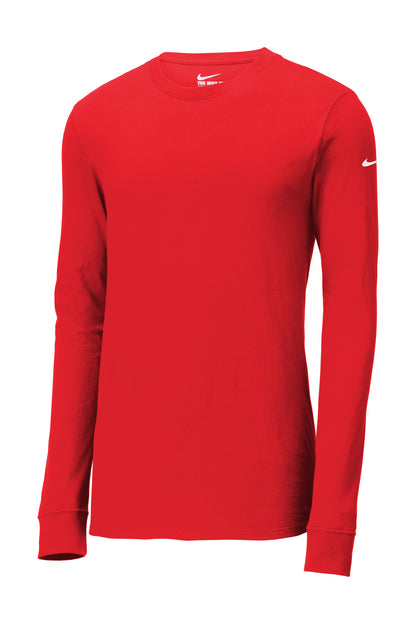 Nike Dri-FIT Cotton/Poly Long Sleeve Tee NKBQ5230 University Red