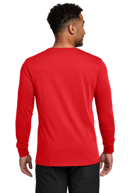 Nike Dri-FIT Cotton/Poly Long Sleeve Tee NKBQ5230 University Red