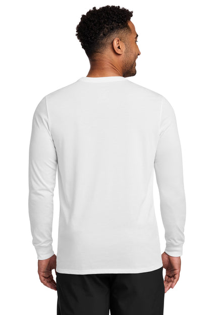Nike Dri-FIT Cotton/Poly Long Sleeve Tee NKBQ5230 White