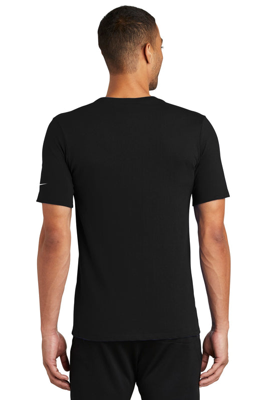 Nike Dri-FIT Cotton/Poly Tee. NKBQ5231 Black