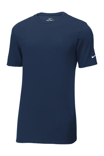 Nike Dri-FIT Cotton/Poly Tee. NKBQ5231 College Navy