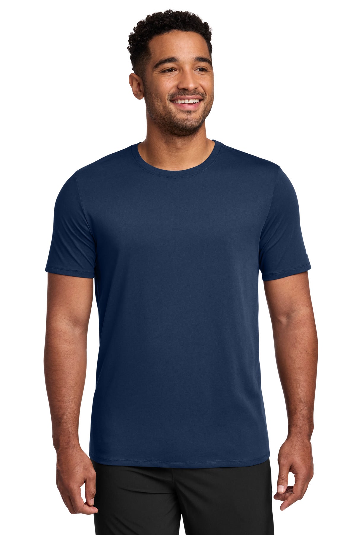 Nike Dri-FIT Cotton/Poly Tee NKBQ5231 College Navy