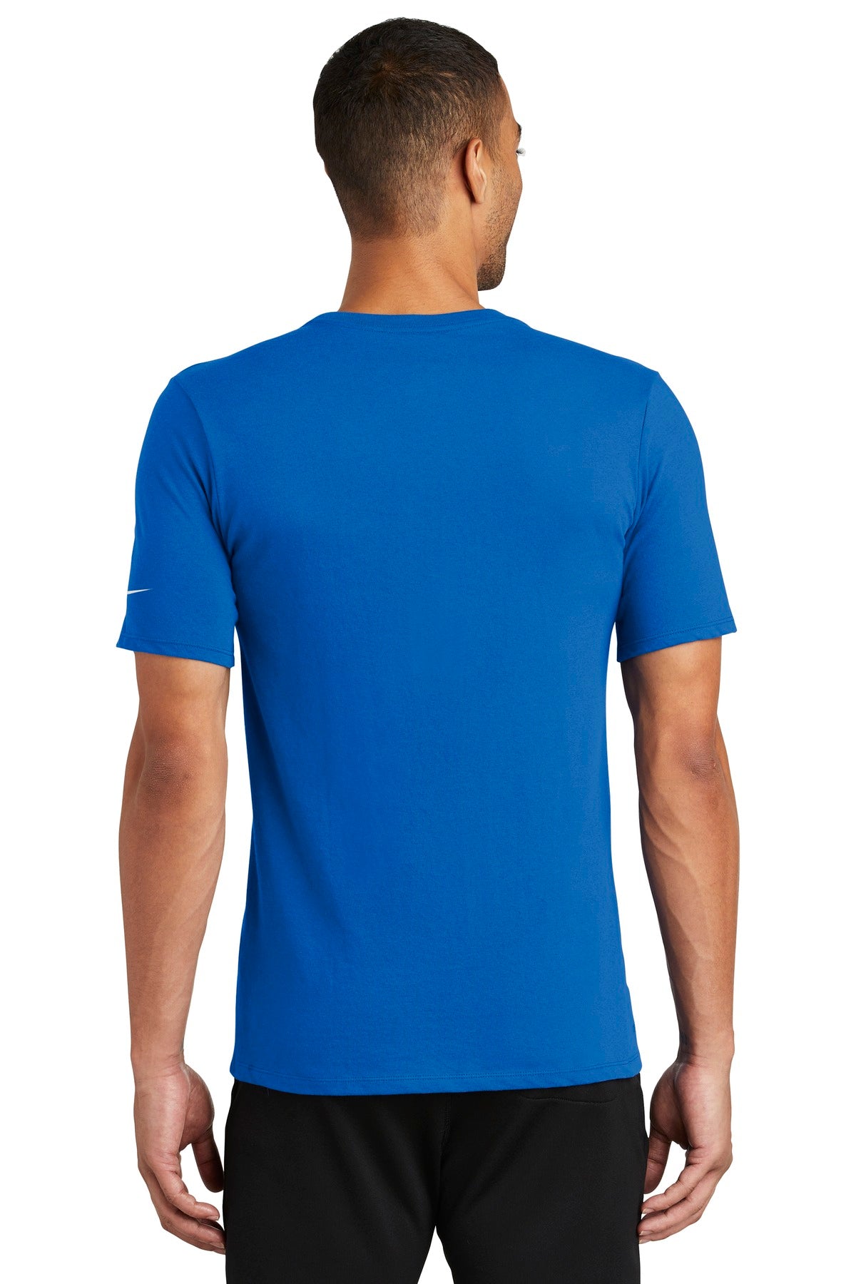 Nike Dri-FIT Cotton/Poly Tee. NKBQ5231 Game Royal