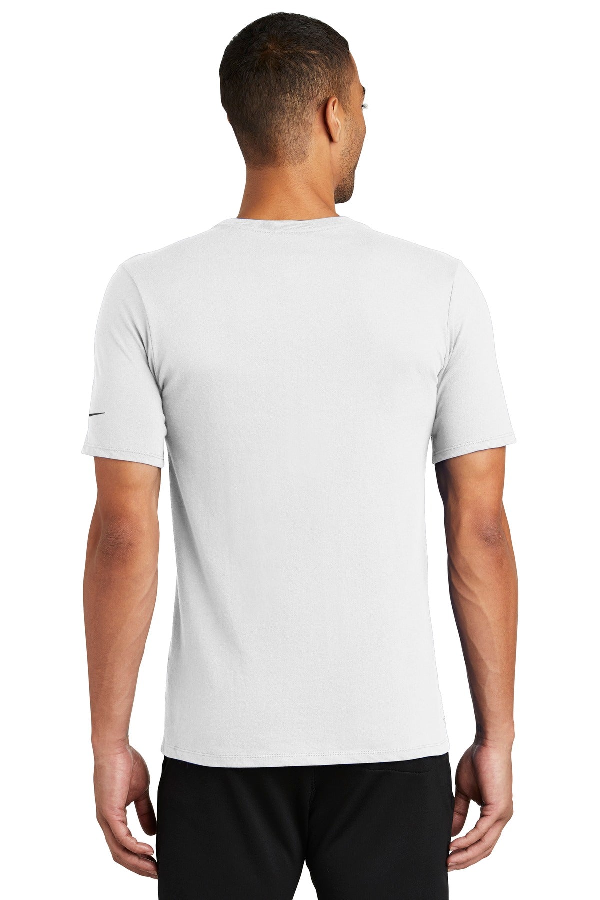 Nike Dri-FIT Cotton/Poly Tee. NKBQ5231 White