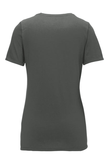 Nike Women's Dri-FIT Cotton/Poly Scoop Neck Tee NKBQ5234 Anthracite