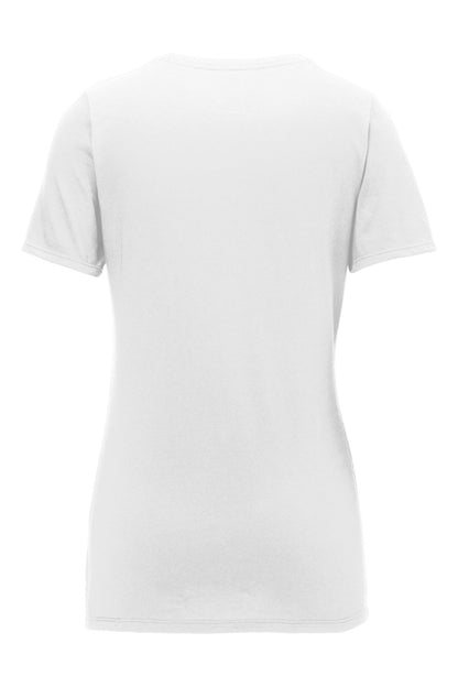 Nike Women's Dri-FIT Cotton/Poly Scoop Neck Tee. NKBQ5234 White