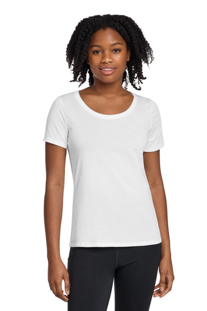 Nike Women's Dri-FIT Cotton/Poly Scoop Neck Tee image 1