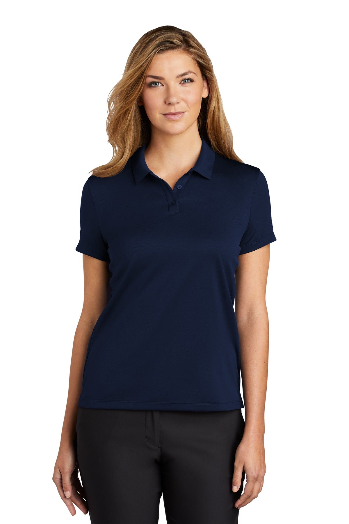 Nike Women's Dry Essential Solid Polo NKBV6043 Midnight Navy
