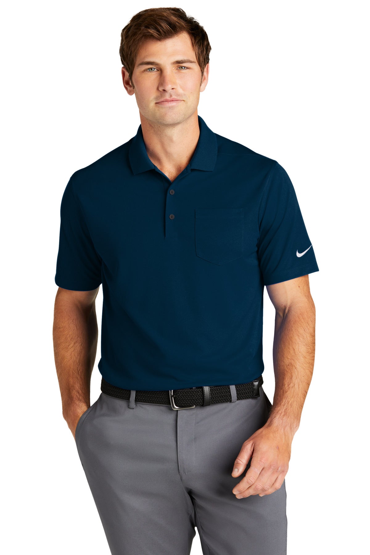 Nike Dri-FIT Micro Pique 2.0 Pocket Polo NKDC2103 Navy