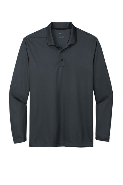 Nike Dri-FIT Micro Pique 2.0 Long Sleeve Polo NKDC2104 Anthracite