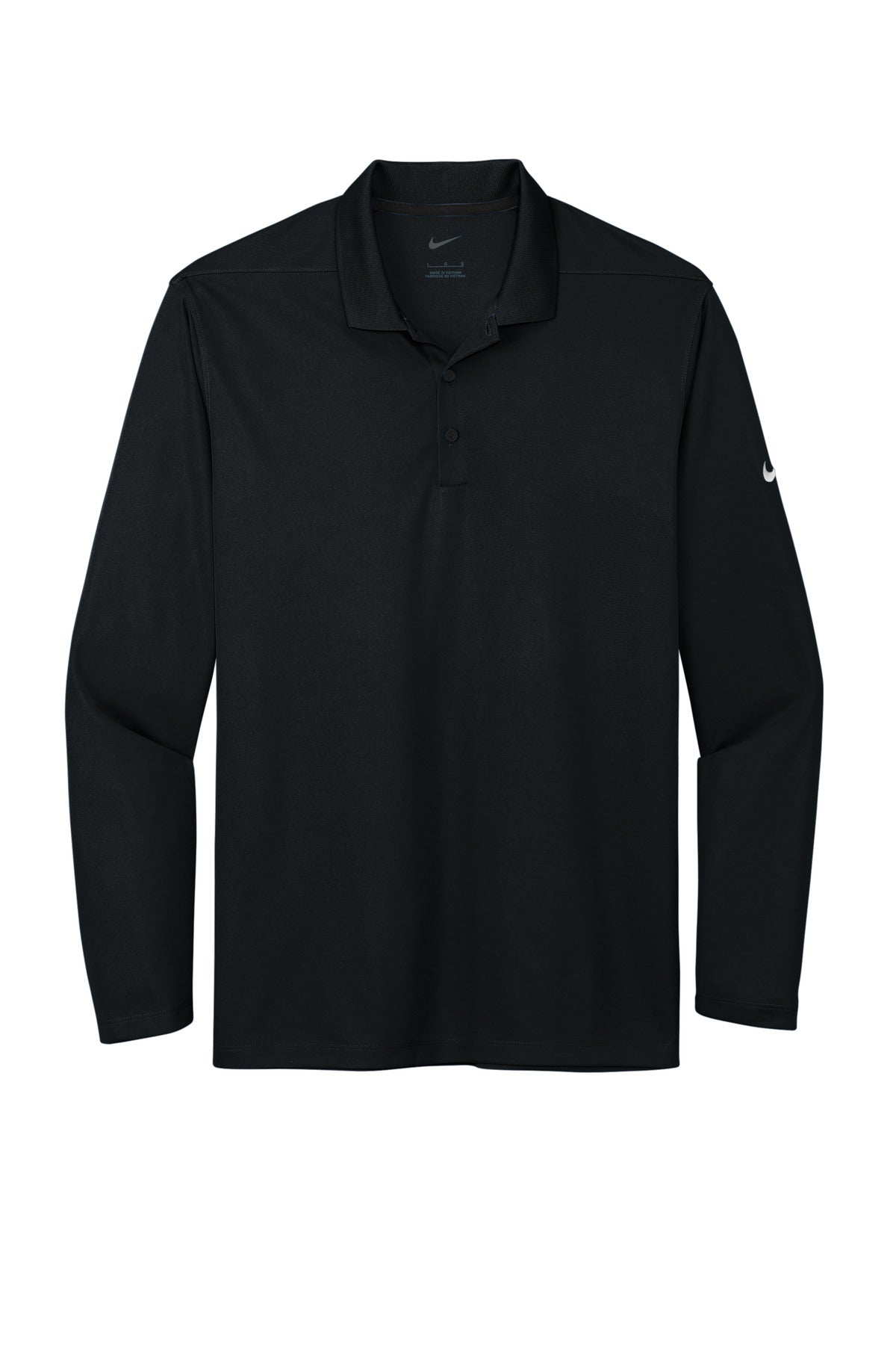 Nike Dri-FIT Micro Pique 2.0 Long Sleeve Polo NKDC2104 Black