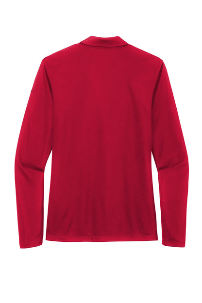 Nike Women's Dri-FIT Micro Pique 2.0 Long Sleeve Polo NKDC2105 University Red