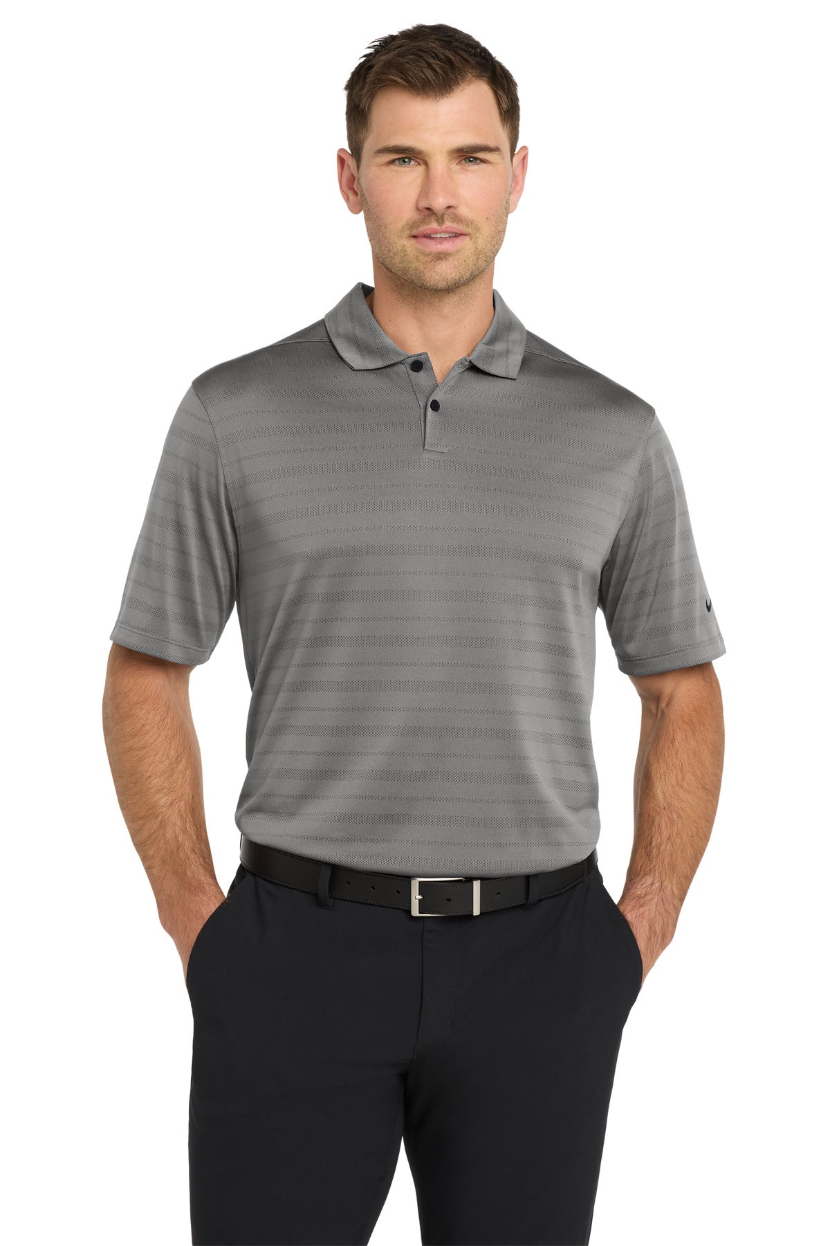 Nike Dri-FIT Vapor Jacquard Polo NKDC2115 Dark Grey