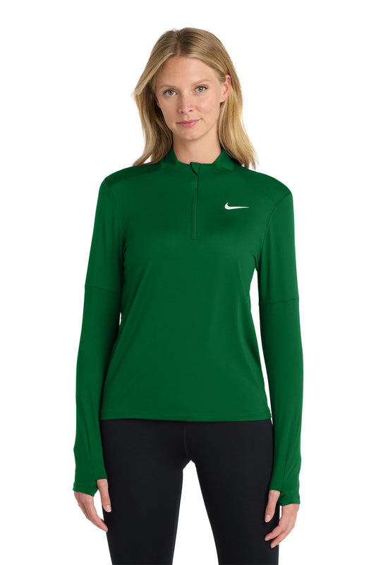 Nike Women's Dri-FIT Element 1/2-Zip Top NKDH4951 Dark Green