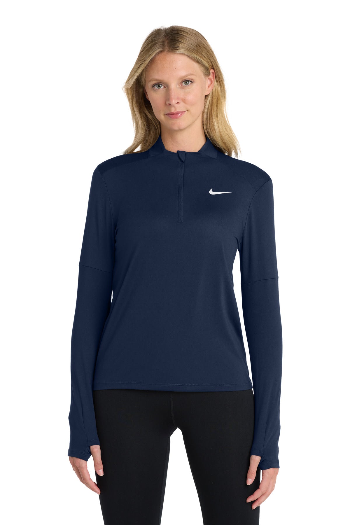 Nike Women's Dri-FIT Element 1/2-Zip Top NKDH4951 Navy
