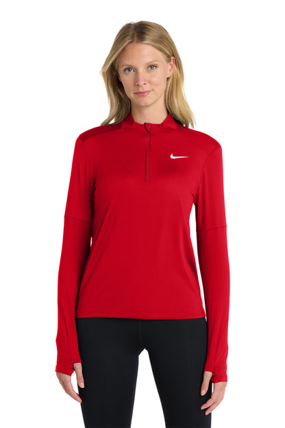 Nike Women's Dri-FIT Element 1/2-Zip Top NKDH4951 Scarlet