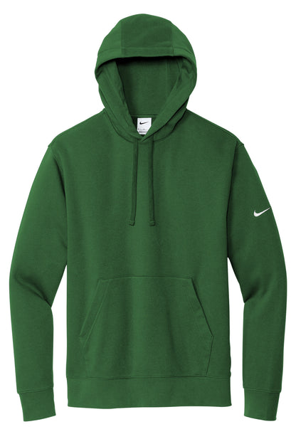 Nike Club Fleece Sleeve Swoosh Pullover Hoodie NKDR1499 Gorge Green