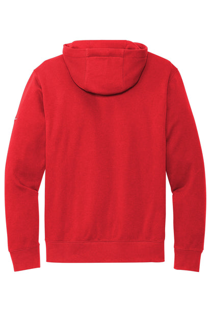 Nike Club Fleece Sleeve Swoosh Pullover Hoodie NKDR1499 University Red