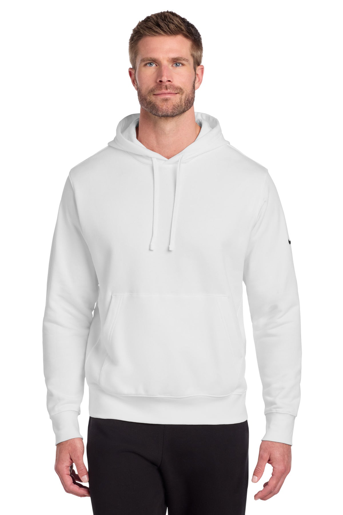 Nike Club Fleece Sleeve Swoosh Pullover Hoodie image 1