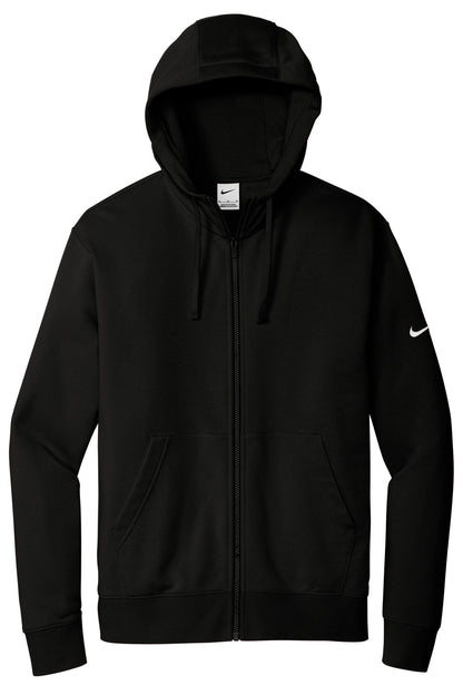 Nike Club Fleece Sleeve Swoosh Full-Zip Hoodie NKDR1513 Black