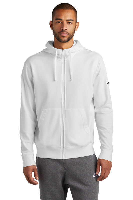 Nike Club Fleece Sleeve Swoosh Full-Zip Hoodie NKDR1513 White