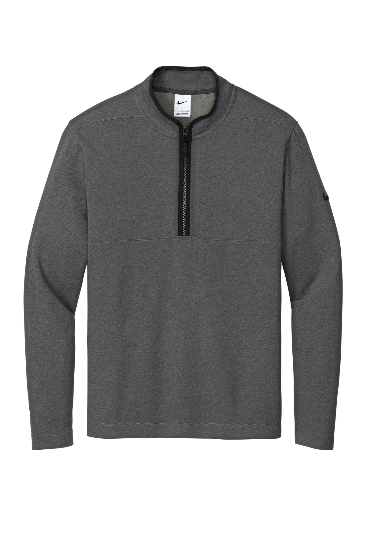 Nike Textured 1/2-Zip Cover-Up NKDX6702 Dark Grey