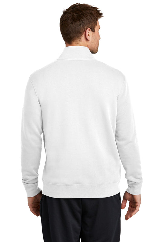 Cleveland Clinic Nike Club Fleece Sleeve Swoosh 1/2-Zip NKDX6718 White