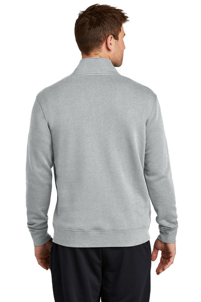 Cleveland Clinic Nike Club Fleece Sleeve Swoosh 1/2-Zip NKDX6718 Dark Grey Heather