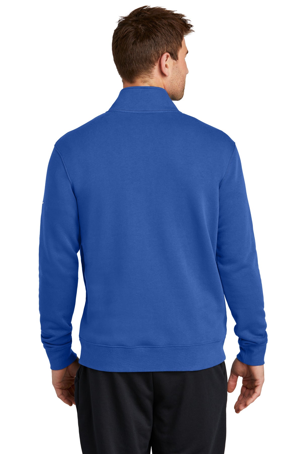 Nike Club Fleece Sleeve Swoosh 1/2-Zip NKDX6718 Game Royal