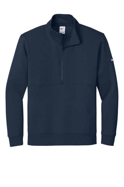 Nike Club Fleece Sleeve Swoosh 1/2-Zip NKDX6718 Midnight Navy