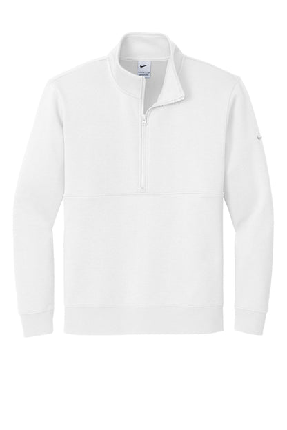 Nike Club Fleece Sleeve Swoosh 1/2-Zip NKDX6718 White