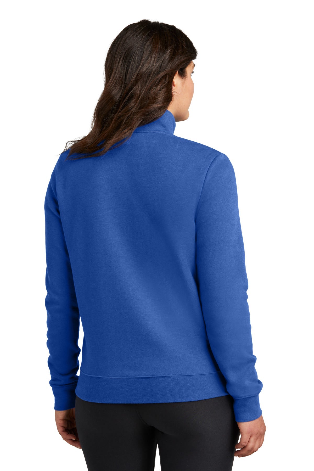Cleveland Clinic Nike Women's Club Fleece Sleeve Swoosh 1/2-Zip NKDX6720 Game Royal