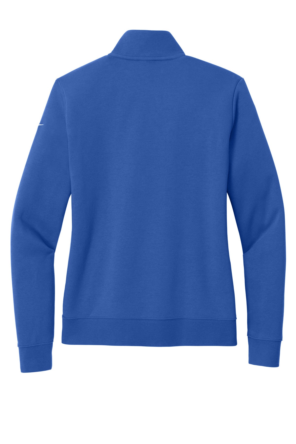 Nike Women's Club Fleece Sleeve Swoosh 1/2-Zip NKDX6720 Game Royal