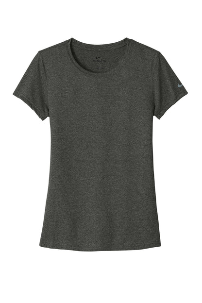 Nike Women's Swoosh Sleeve rLegend Tee NKDX8734 Dark Smoke Heather