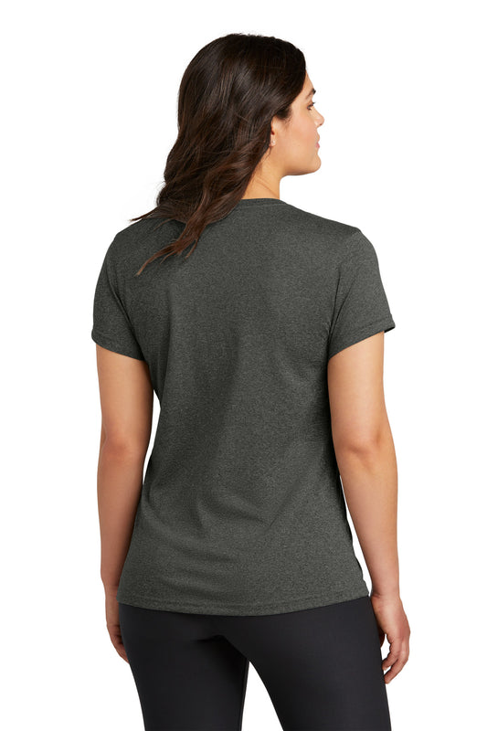 Nike Women's Swoosh Sleeve rLegend Tee NKDX8734 Dark Smoke Heather