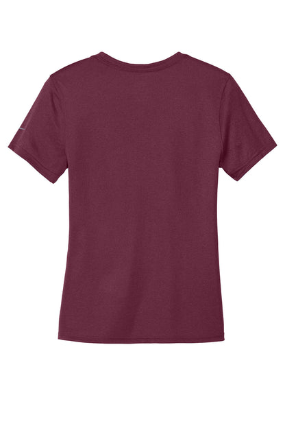 Nike Women's Swoosh Sleeve rLegend Tee NKDX8734 Deep Maroon