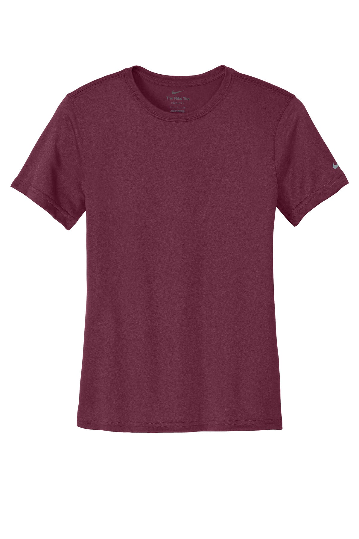 Nike Women's Swoosh Sleeve rLegend Tee NKDX8734 Deep Maroon