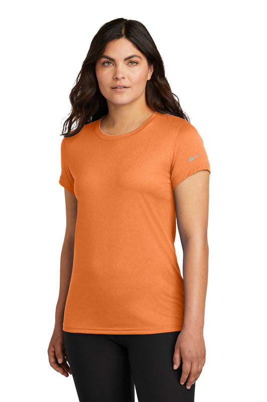 Nike Women's Swoosh Sleeve rLegend Tee NKDX8734 Desert Orange