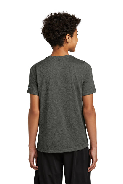 Nike Youth Swoosh Sleeve rLegend Tee NKDX8787 Dark Smoke Heather