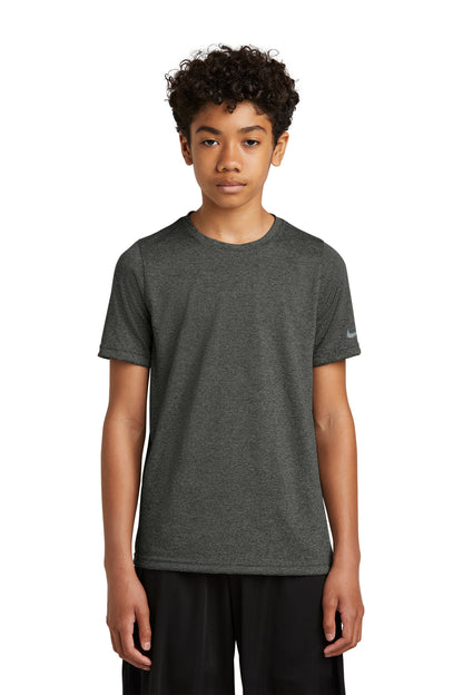 Nike Youth Swoosh Sleeve rLegend Tee NKDX8787 Dark Smoke Heather
