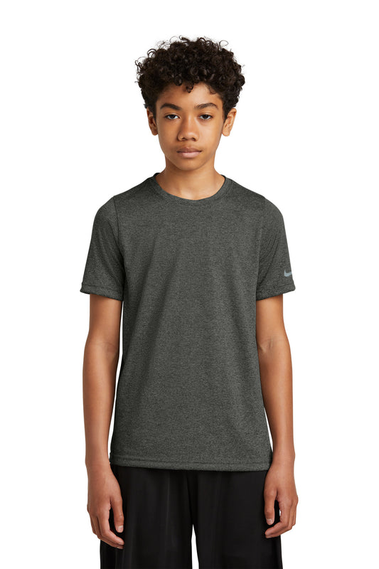 Nike Youth Swoosh Sleeve rLegend Tee NKDX8787 Dark Smoke Heather