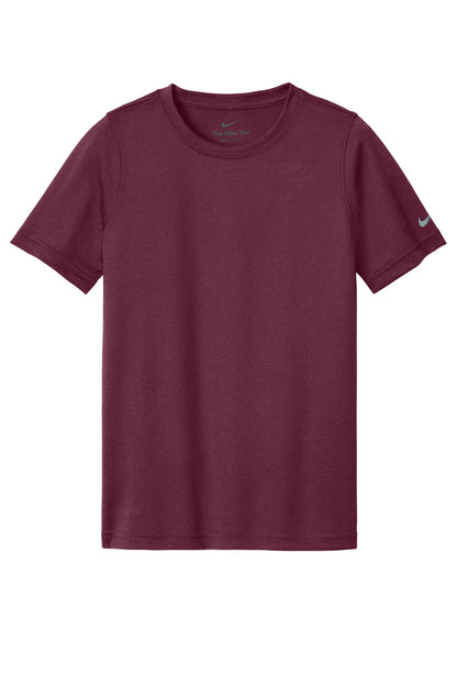 Nike Youth Swoosh Sleeve rLegend Tee NKDX8787 Deep Maroon